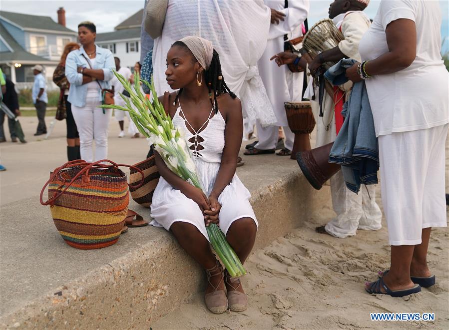 U.S.-VIRGINIA-HAMPTON-FIRST AFRICAN LANDING-ANNIVERSARY