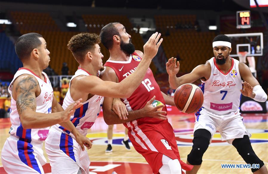 (SP)CHINA-GUANGZHOU-BASKETBALL-FIBA WORLD CUP-GROUP C-PUR VS TUN(CN)