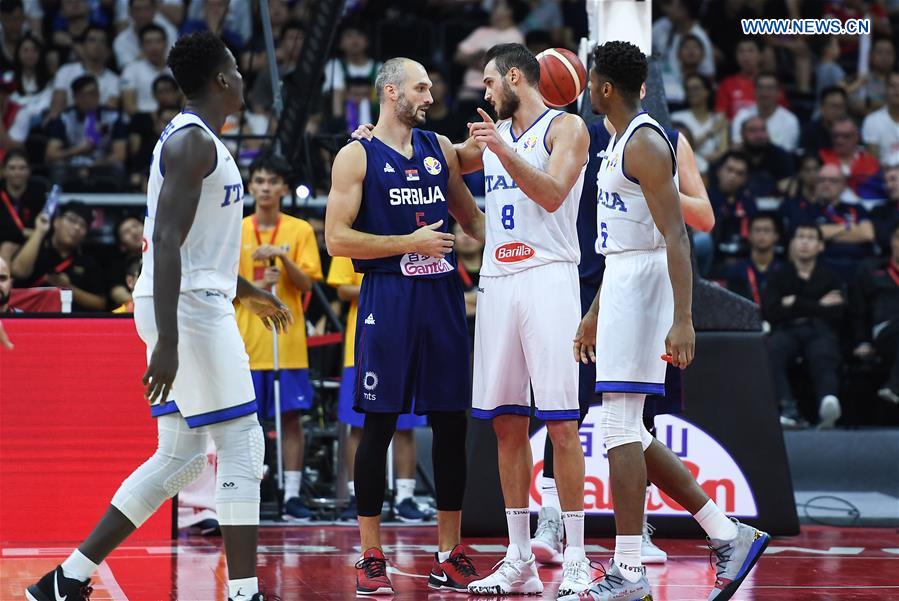 (SP)CHINA-FOSHAN-BASKETBALL-FIBA WORLD CUP-GROUP D-ITALY VS SERBIA (CN)