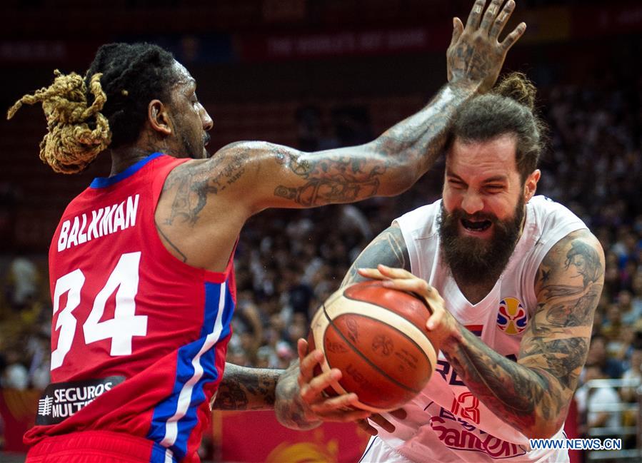 (SP)CHINA-WUHAN-BASKETBALL-FIBA WORLD CUP-GROUP J-SERBIA VS PUERTO RICO (CN)