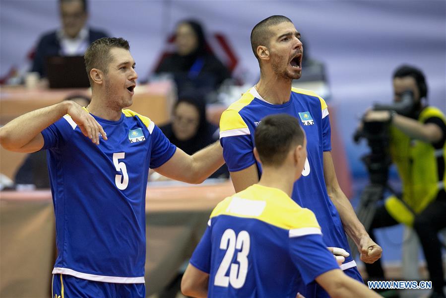 (SP) IRAN-TEHRAN-ASIAN VOLLEYBALL CHAMPIONSHIP-QATAR VS KAZAKHSTAN