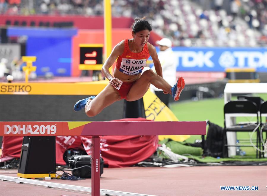 (SP)QATAR-DOHA-IAAF WORLD ATHLETICS CHAMPIONSHIPS-WOMEN'S 3,000 METRES STEEPLECHASE 