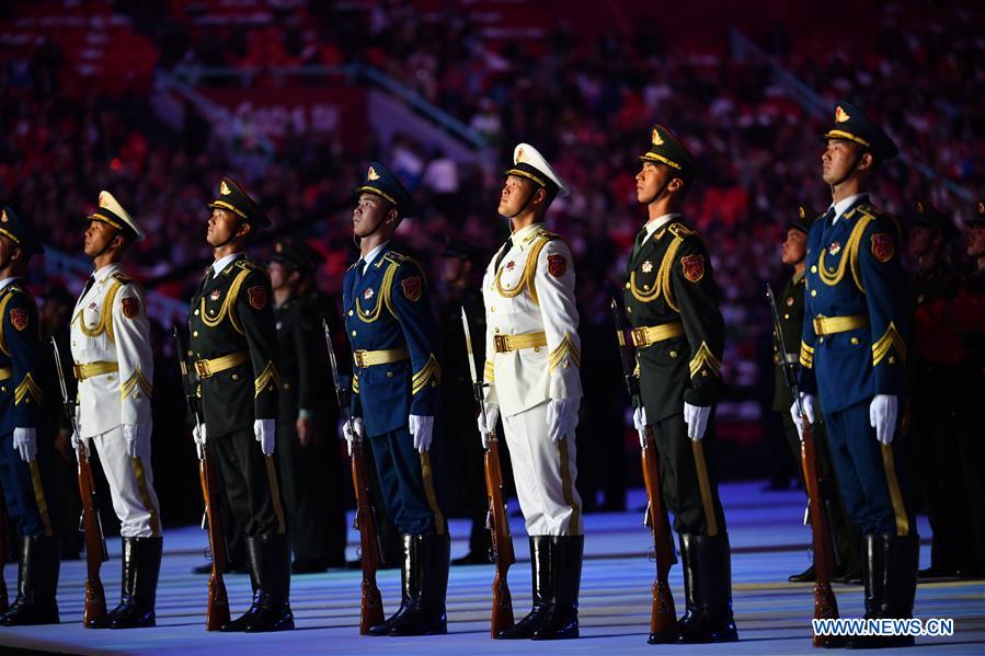 (SP)CHINA-WUHAN-7TH MILITARY WORLD GAMES-OPENING CEREMONY