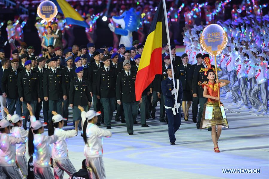 (SP)CHINA-WUHAN-7TH MILITARY WORLD GAMES-OPENING CEREMONY