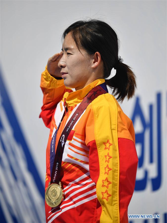 (SP)CHINA-WUHAN-7TH MILITARY WORLD GAMES-CYCLING ROAD-WOMEN'S INDIVIDUAL ROAD RACE