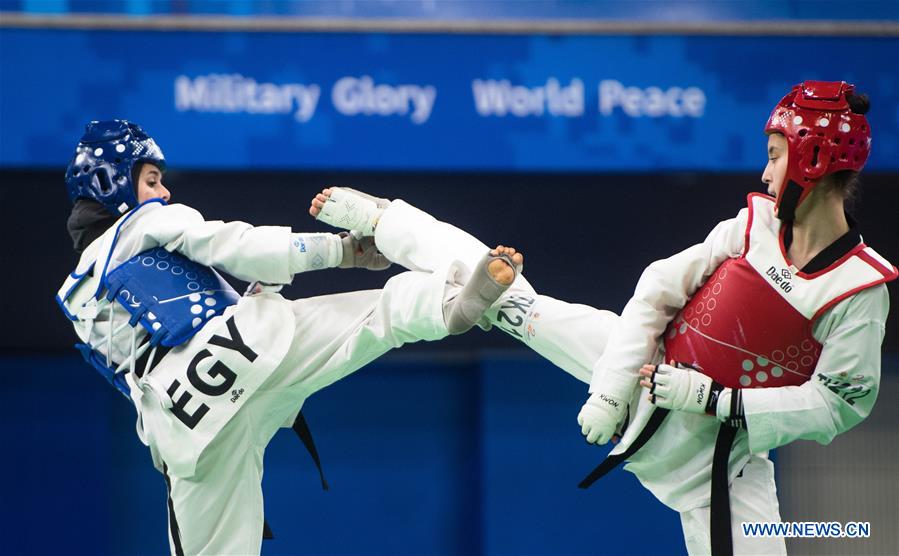 (SP)CHINA-WUHAN-7TH MILITARY WORLD GAMES-TAEKWONDO