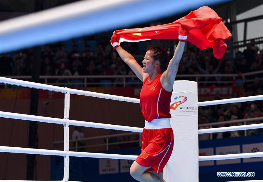 (SP)CHINA-WUHAN-7TH MILITARY WORLD GAMES-BOXING