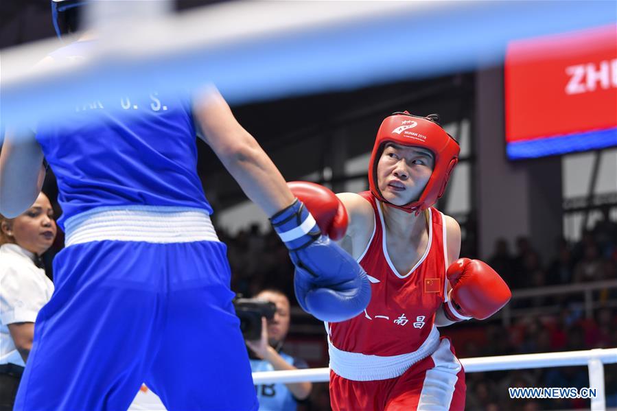 (SP)CHINA-WUHAN-7TH MILITARY WORLD GAMES-BOXING