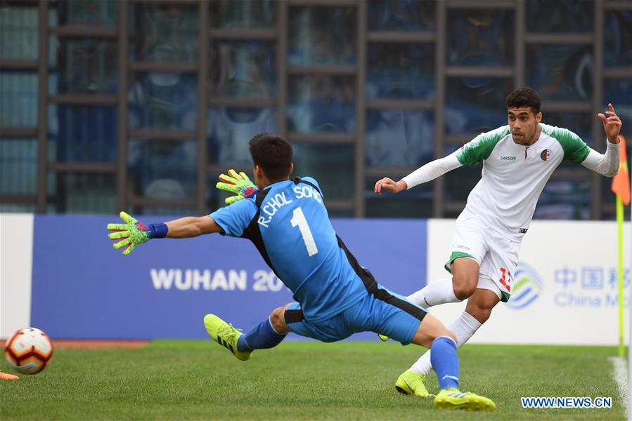 (SP)CHINA-WUHAN-7TH MILITARY WORLD GAMES-FOOTBALL