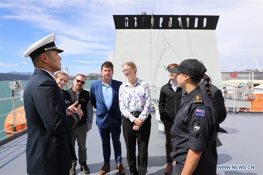 NEW ZEALAND-WELLINGTON-CHINA-NAVAL SHIP-VISIT