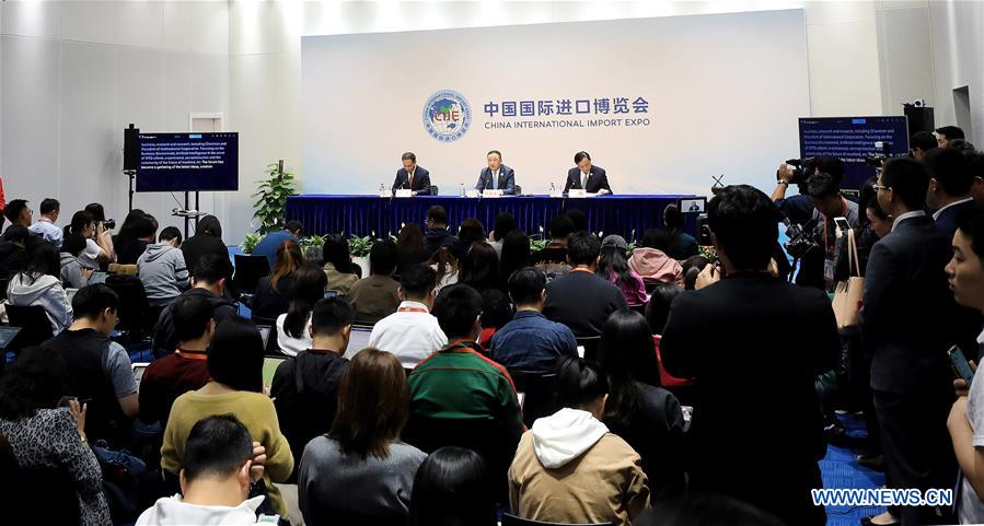 (CIIE)CHINA-SHANGHAI-CIIE-CLOSING-NEWS BRIEFING (CN)