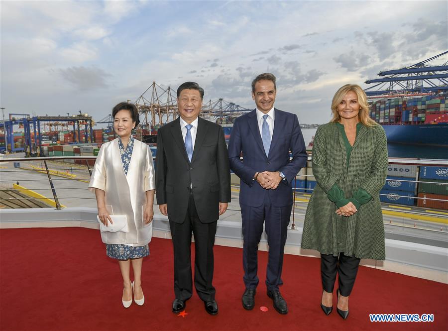 GREECE-CHINESE PRESIDENT-PIRAEUS PORT-VISIT