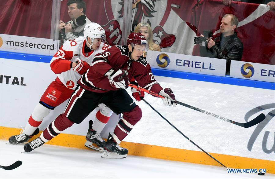 (SP)LATVIA-RIGA-ICE HOCKEY-KHL-RIGA DINAMO VS MOSCOW SPARTAK