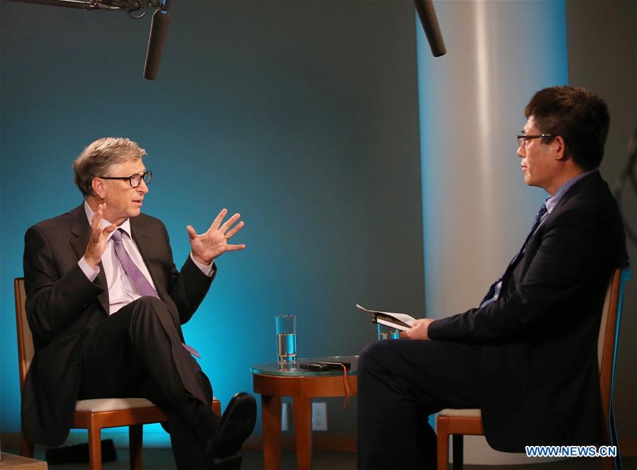 U.S.-SEATTLE-BILL GATES-INTERVIEW-CHINA