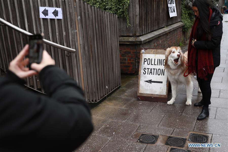 BRITAIN-LONDON-GENERAL ELECTION-POLLING STATION