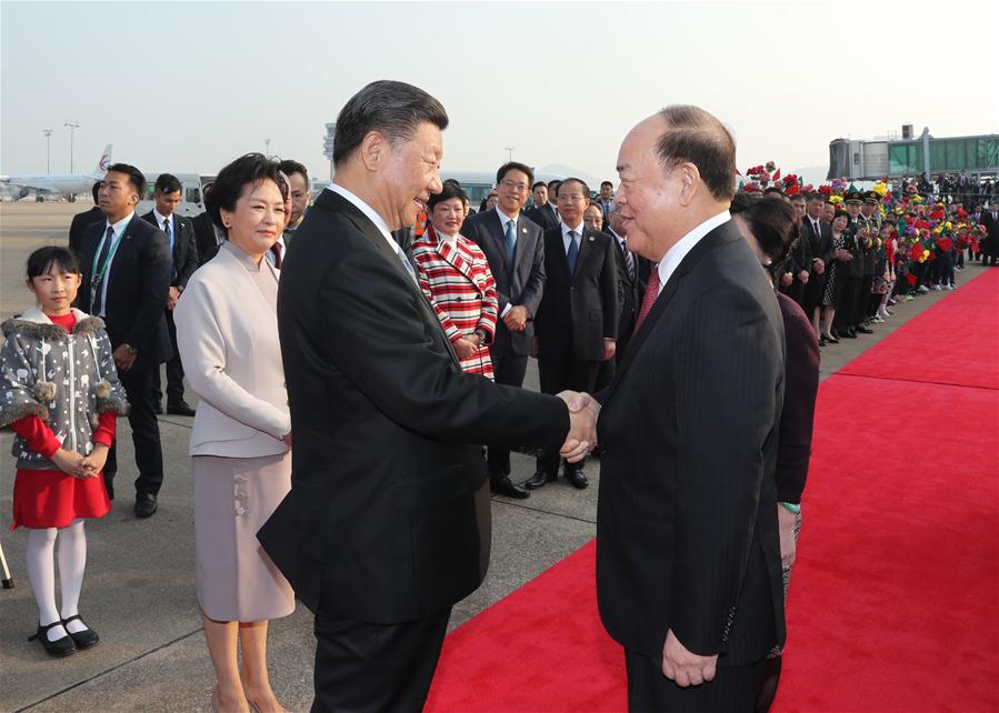 CHINA-MACAO-XI JINPING-SEEING-OFF CEREMONY(CN)