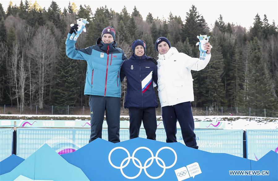 (SP)FRANCE-LES ROUSSES-YOG-BIATHLON-MEN'S 12.5KM INDIVIDUAL