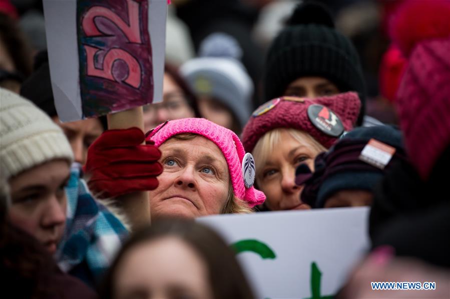 U.S.-NEW YORK-WOMEN'S MARCH