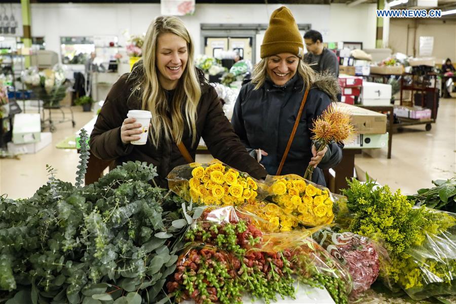 U.S.-CHICAGO-FLORAL MARKET-VALENTINE'S DAY