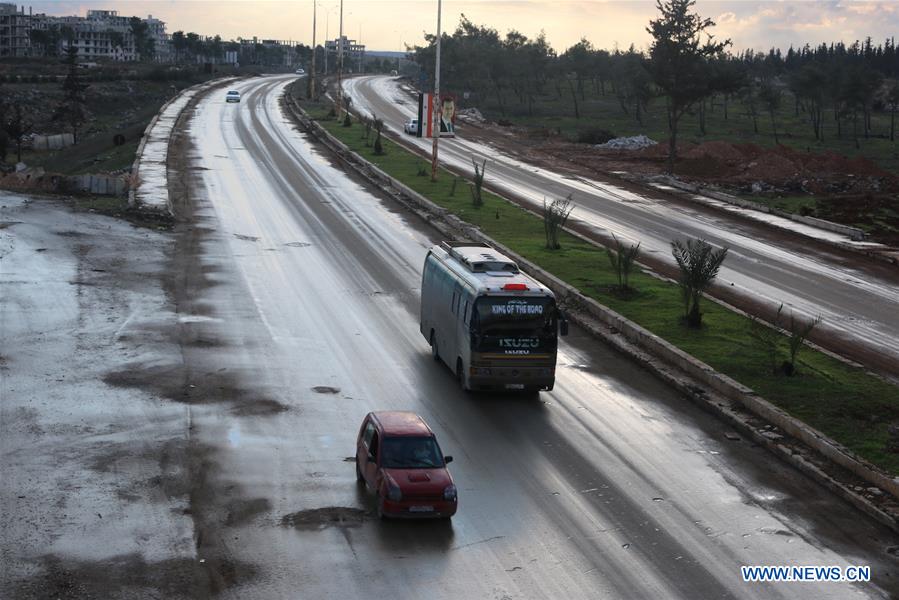 SYRIA-DAMASCUS-ALEPPO HIGHWAY-OPENING