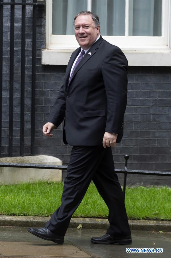 BRITAIN-LONDON-MIKE POMPEO-VISIT