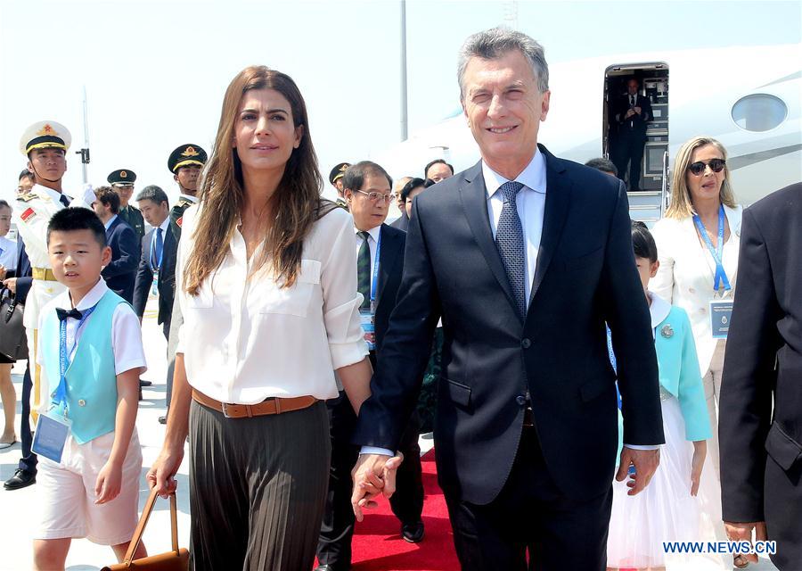 (G20 SUMMIT)CHINA-HANGZHOU-ARGENTINE PRESIDENT-ARRIVAL (CN)