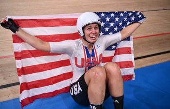 American cyclist Valente wins cycling track women's omnium at Tokyo Olympics