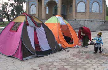 Aftermath of earthquake in western Iran