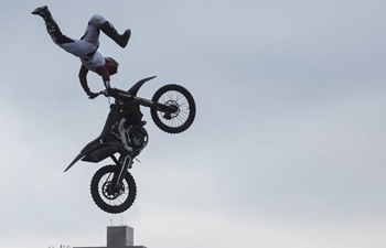 Motorcycle trade show held in Sao Paulo